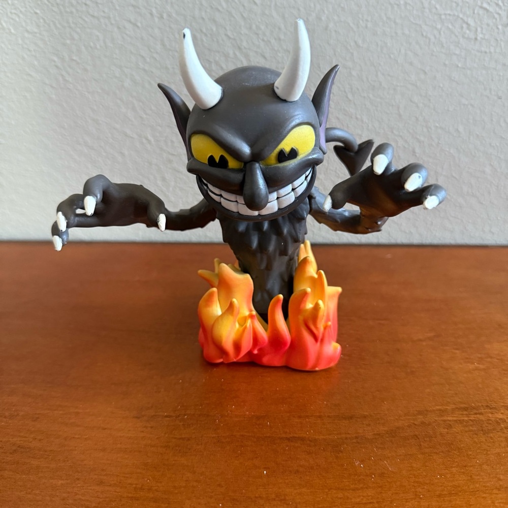2017 Funko 6” Vinyl Loose Figure Cuphead The Devil Studio MBHR